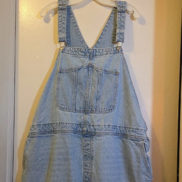 OLD NAVY Blue Denim long Overalls size 26 Unisex - Picture 1 of 4